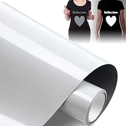 NewL Reflektierender Wärmetransfer-Vinyl-T-Shirt, zum Aufbügeln auf Kleidung, Transferfolie, HTV DIY
