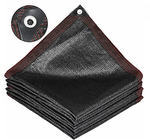 Filet D'Ombrage 90% RéSiste Aux Rayons UV,Toile pour Serre Coupe-Vent Anti-DéChirure avec Oeillets,pour Abri De Voiture Pergola Fleurs Plantes Grange Chenil Toit Couvre (2mx10m/6.6ftx32.8ft)