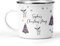 Personalised Christmas Mug, Custom Festive Design with Name, Hot Chocolate Enamel Mug, Christmas Eve Box Fillers, Gifts For Kids