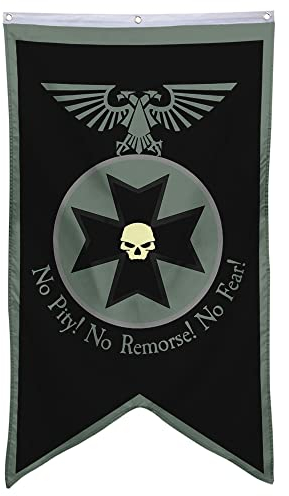 Bayyon Bandera de templarios negros de 30 x 50 pulgadas, decoración de cueva de hombre, hogar, oficina, dormitorio