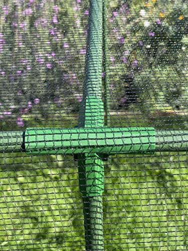 easynetsuk Fruit and Vegetable Protective Cage Supplied with Black Butterfly Netting (1.2m Black), green