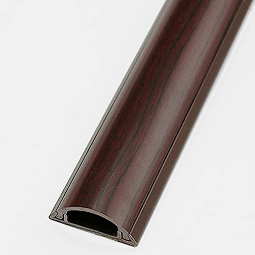 Canaleta Cubierta Del Cable Televisión Pasacables En La Pared / Techo / Suelo, Sistema Ocultación Cables Extensión, Gestión Cables PVC Con Madera Para Ocultar Los Cables ( Color : Style 2 , Size : 3 C