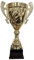 Trophy Monster Gold Large Trophy Cup award Metal bowl & handles | for club, school & presentations | free engraving | size 370mm