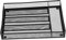 NUOBESTY 1Pc 5 grid storage box mesh cutlery tray wire drawer organizer cord holders 5 compartments wire tray utensil holder drawer steel cutlery tray carbon steel Metal drying rack