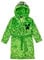 Minecraft Bademantel Kinder Jungen Fleece Morgenmantel mit Kapuze Creeper Design (DE/NL/SE/PL, Numerisch, 116, Regular, Grün)