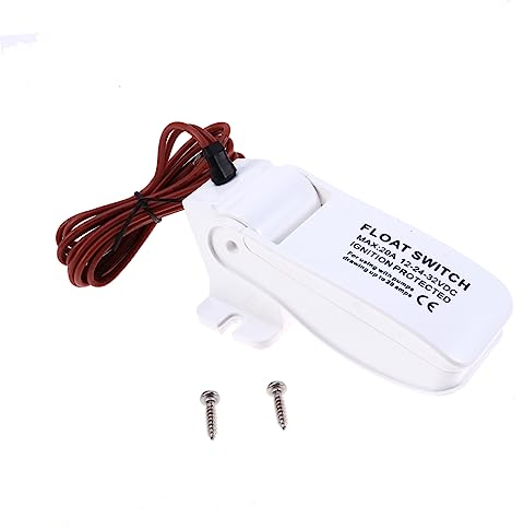 BESPORTBLE 12v Elektrische Boot Lenzpumpe Automatische Float Wasser Level Sensor Robuste Thermoplastische Weiß