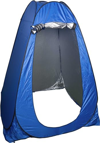 Tienda Grande de Campaña Cambiador y Ducha Grande FENGSEN- Portátil y Versátil para Camping y Playa - Privacidad y Confort en Exteriores - 145x145x190cm de Altura - Bolsa de Transporte