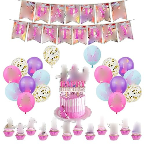 Globos y decoraciones de cumpleaños - Suministros y pancartas para fiestas