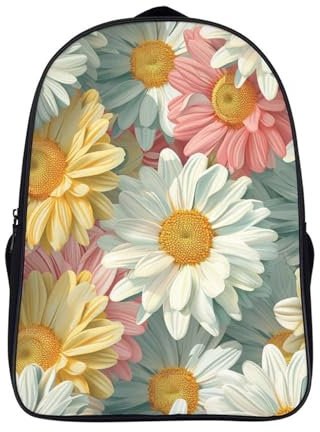 GUYDZOOM Daisy Schulrucksack Mädchen Teenager Schul Rucksack Grundschule Schulranzen Kinder Schultasche Casual Daypacks School Bag 40x28x16cm