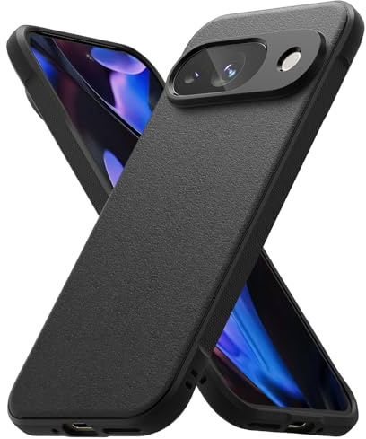 Ringke für Google Pixel 9 Hülle, Onyx - Black | [Griffig] Rutschfest & Anti-Fingerabdruck, Kratzfest, Präzise Kamera-Ausschnitte