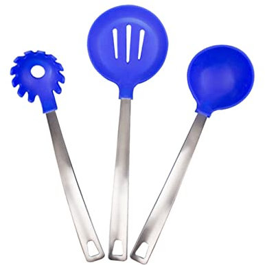 Amosfun 1pezzi Utensili in Silicone Utensili Da Cucina Resistenti Al Antiaderenti Per Uso