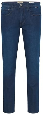 Blend BHTwister Herren Jeans Hose Denim mit Gürtelschlaufen Eingrifftaschen leicht elastisch Baumwollmischung Regular fit, Größe:W33/32, Farbe:Denim darkblue-24 (203280)