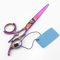 MOKLYF Haarschneideschere mit drehbarem Daumen, 6-Zoll-Drehgriff, Japan 440c, für Linkshänder, Friseurschere, Haarschneideschere (Farbe: Schneiden)(