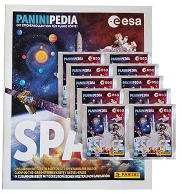 Panini PaniniPedia Space Sticker / 1x Sammelalbum + 10x Stickertüten