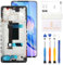 Pantalla LCD para Xiaomi Redmi Note 12 PRO Plus 5G Pantalla LCD para Xiaomi Redmi Note 12 Pro+ Plus 5G Pantalla Táctil Digitalizador Kit de Reparación de 6.67 Pulgadas Negro con Marco