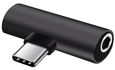 Eladcncmc 2 en 1 USB C vers prise casque 3 5 mm + prise de charge type C adaptateur USB C vers convertisseur pour S23-S22 S21-S20