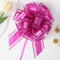 GAKA FAVOR 10Pcs Hot Pink Pull Bows(6 Inch),Fuchsia Large Organza Pull Bows for Gift Wrapping,Wedding Cars,Flower Baskets and Party Decorations
