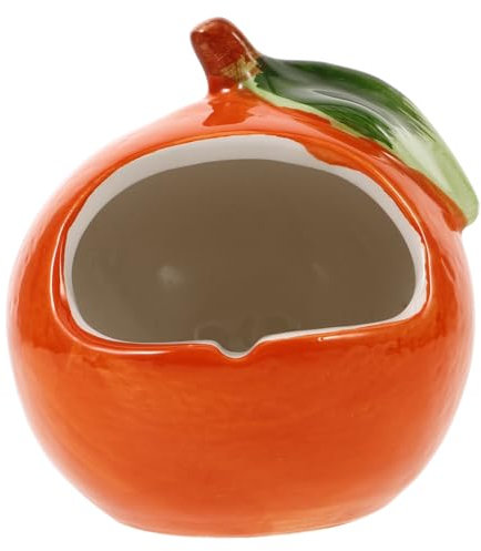 SUPVOX Pot De Fleurs Orange Élégant en Résine pour Décoration Dintérieur