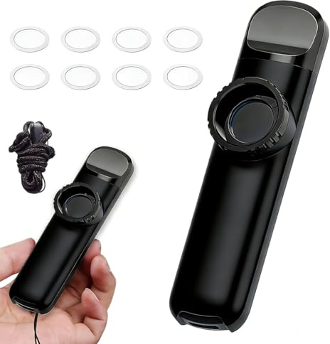 RVYEIOP Kazoo mit 8 Membranen, Einstellbarer Ton für Gitarre, Violine, Klavier, Ukulele, Mini Kazoos Musikinstrumente.