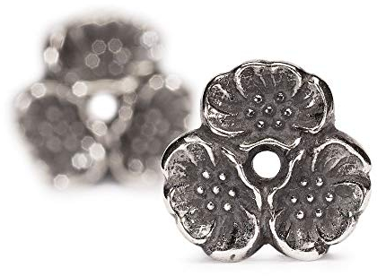 Trollbeads – Orecchini da donna Cherry Blossom 925 argento – giornia – 10002