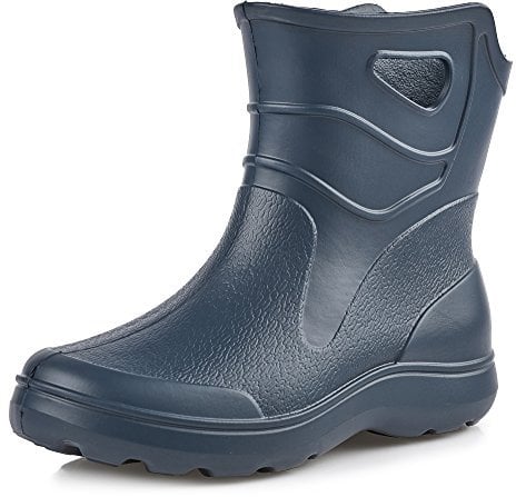 Ladeheid Men's EVA Extra Light Wellington Boots Rainy Wellies Rain Boots KL027M (Darkblue, 9 UK)