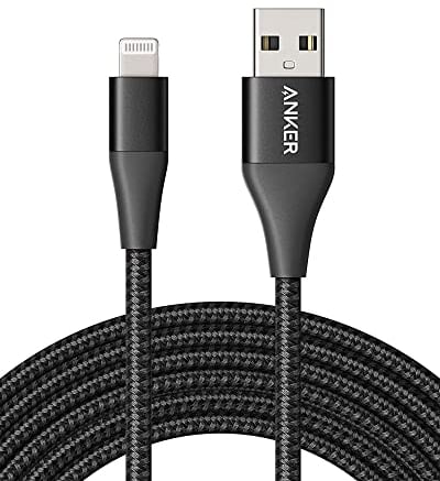 Anker 551 USB-A to Lightning Cable (6ft), MFi Certified iPhone Cable for Flawless Compatibility with iPhone iPhone 13 13 Pro 12 Pro Max 12 11 X XS XR 8 Plus and More (Black)