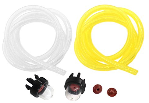 AISEN 2 PRIMERKOLBEN BENZINPUMPE PRIMER PUMPE MIT BENZINSCHLAUCH PASSEND FÜR STIHL FS36, FS40, FS44, FS120, FS200, FS250, FS300, FS350, FS400, FS450, FS480, FS500, FS550, FC44, FR350, FR450, FR480