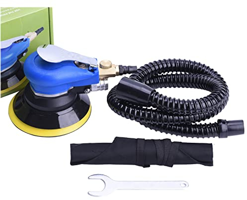 Levigatrice ad aria eccentrica senza polvere 125mm, multi-levigatrice con raccoglitore di polvere, set di levigatrici professionali (con raccoglitore di polvere)