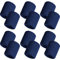 Bememo 12 Packung Schweißbänder Sport Armband Baumwolle Schweißband für Männer und Damen, Gut für Tennis, Basketball, Laufen, Gym, Ausarbeiten (Marine)
