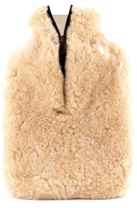 Shepherd of Sweden | Kerri Genuine Sheepskin Luxurious Hot Water Bottle Cover | Large W:22cm x H:34cm | Chestnut