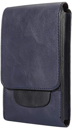Pochette de Ceinture de Téléphone Portable, Porte Telephone Ceinture Homme Cuir, 6.9 Étui à Clip pour Smartphone Cuir Taille Ceinture Sacoche Vertical Portefeuille Sac Banane avec Boucle de Ceinture