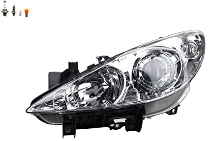 Johns, Scheinwerfer passend für Peugeot 307 07/05- lag. links + Leuchtmittel