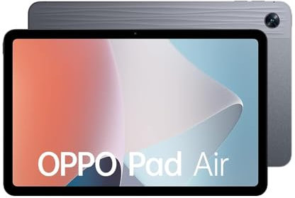 OPPO Official Pad Air, 6.94mm Ultra-Slim & Light Body, 2K Eye-Care Display, Qualcomm Snapdragon™ 680 8-Core 6nm Processor, 7100mAh Big Battery, Dolby Atmos Quad-Speakers, Smart Multitasking, Grey