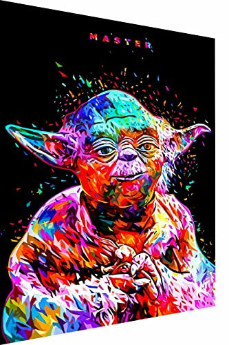 Magic Canvas Art Master Star Wars Abstrakt Leinwandbild 1- teilig Hochwertiger Kunstdruck Wandbilder – B8115, Größe: 60 x 30 cm