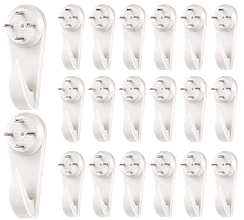 20 Pièces Crochets pour Tableau Mural dur Sans Trace Crochet de Suspension Murale Crochet Mural Tableau Beton Crochet Mural Tableau Lourd Crochet Mural Tableau sans Percer