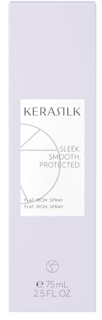 Kerasilk Flatiron Spray für alle Haartypen, vegane Formel, Hitzeschutz, 75 ml