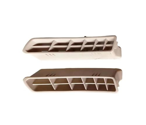 DZSLLOOI Sortie Climatisation pour VW pour Golf 6 pour GTI MK6 2009-2014 1 Paire Sorties d'air Montant A pour Fenêtre Avant Ventilation Climatisation Grille Sortie Tableau Bord(Creamy White)