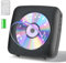 Gueray Desktop CD Player Bluetooth CD Players with Speakers for Home 1800mAh Rechargeable Battery Portable CD Player with AUX USB Headphone Jack FM Radio with LCD Display for Kids Gift (Black)