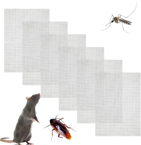 Rattengitter-Drahtgitter, 20 Maschen, Nagetier- und Insektenbekämpfung, 304 Edelstahl-Metallgitter, für Zuhause, Fenster, Türöffnungen, Luftziegel, Abflussabdeckung, Belüftung und Schädlingsschutz, 21