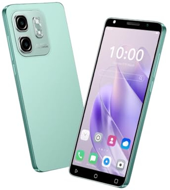 PrzTIk Hot50Pro Billiges Handy, 5,0 Zoll HD-Bildschirm, 16GB ROM (Erweiterung auf 128GB), 3500mAh große Batterie, Gesichts-ID/WiFi/GPS/Android-Telefon (Green)
