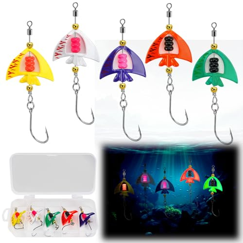 Spoons Forelle Set Forellen Spoon Set 4,5g Forellenköder Angeln Forellen | 5 Stück Forellenköder Angeln Forellen Köder UV-Aktiv Twister Spinner Forelle Angelzubehör Blinker Angeln
