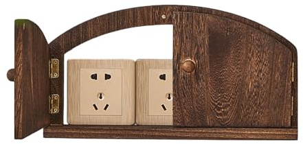 Nuyhadds Plaques de sécurité pour prises électriques - Sécurisé Enfant Sans Perçage | boîtier de protection enfant | pour Décoration Maison, Chambre, Salle de Bain, Chambre Bébé, Appartement,