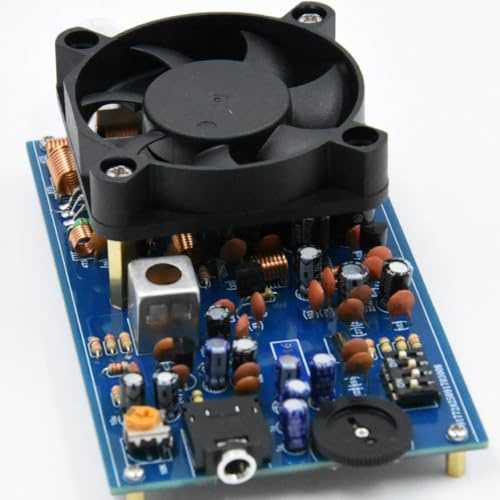 Wesafrae FM Transmitter 5W BH1417F Stereo Audio for Campus Radio Broadcast System DIY Radio Station Learning& Signal Source