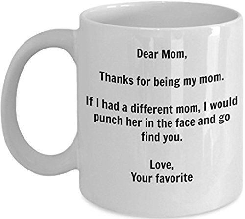 Ditooms Funny Mother 's Day Gifts – I 'd Punch Another Mom in das Gesicht Kaffee Tasse