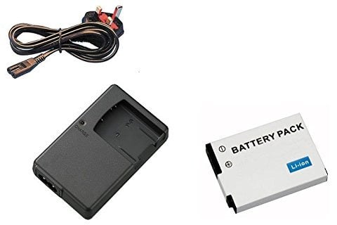 Mains Charger and Battery for Nikon COOLPIX S640, S710, S800c, S1000, S1000pj, S1100pj, S1200pj, S6000, S6100, S6150, S6200, S6300, S8000, S8100, S8200 Camera - Charger for EN-EL12
