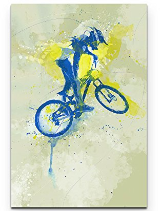 Paul Sinus Art MTB 90x60cm auf Leinwand gespannt fertig zum aufhängen