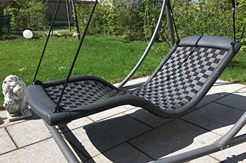 Dreamliner Relax-Schaukel Standard L für Indoor und Outdoor - Entlastung der Wirbelsäule - Wetterfeste Relax-Liege zum Liegen und Sitzen, beliebig einstellbar