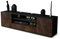 Stil.Zeit TV Schrank Lowboard Armida, Korpus anthrazit matt, Front Industrie-Design Rost (180x49x35cm), mit Push-to-Open Technik & Leichtlaufschienen