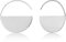 Ania Haie Damen-Ohrhänger Geometry Hoop Earring 925er Silber One Size Silber 32014215