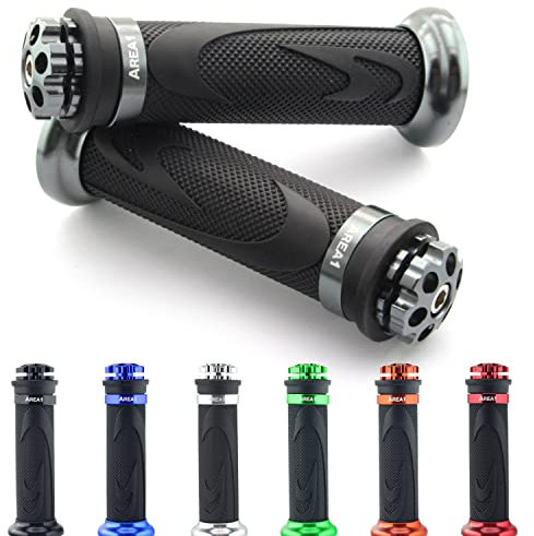 Lenkergriffe kompatibel mit Yamaha YZF-R1M / YZF-R6 / YZF-R3 321 / YZF-R125 (RS1/Grau)